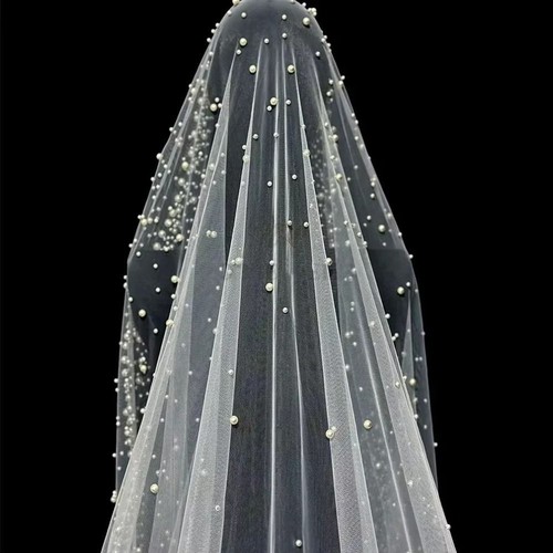 Vintage long wedding - long, veil