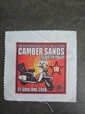 Camber Sands Scooter Rally Patch 2008 Not Paddy Smith Vespa Lambretta Scooters