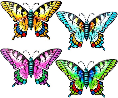 Tsilin pcs metal butterflies - tsilin,
