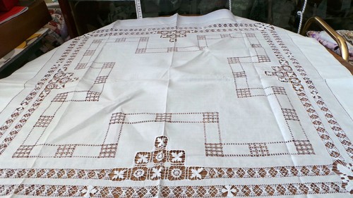 Two vintage tablecloths - two, is