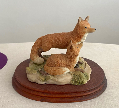 Regency fine arts fox resin - fine,