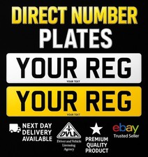 Number Plates -  Replacement