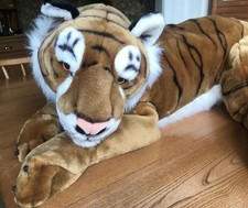 Large Bengal Tiger 80cm  Soft Plush Fur Toy by Animal Alley