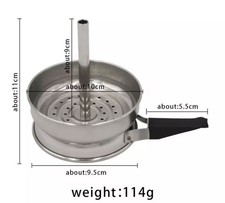UK Shisha Hookah Metal Charcoal Pan Tray HMD Heat Management Pan Only
