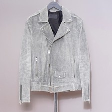ALL SAINTS Leather Jacket Mens