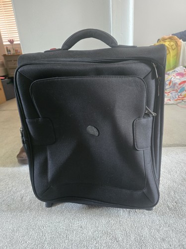 Delsey black soft shell cabin - delsey,