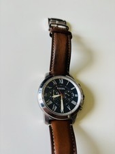 Fossil FS 5210 Men’s Chronograph Watch Leather Very Rare Used See Photos