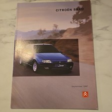 Citroen Saxo Range Brochure 1998 - X SX Exclusive VTR VTS