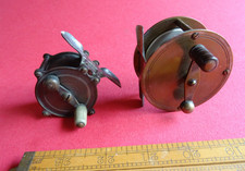 2X VINTAGE BRASS CRANK WIND