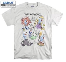 Disney Olaf Presents Classic Costume Sketch Hoodie Tshirt Men Women Unisex AB426