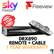 Sky + HD Box 500GB (W/ Remote Control & Cables) Slimline Plus DRX890 Freeview