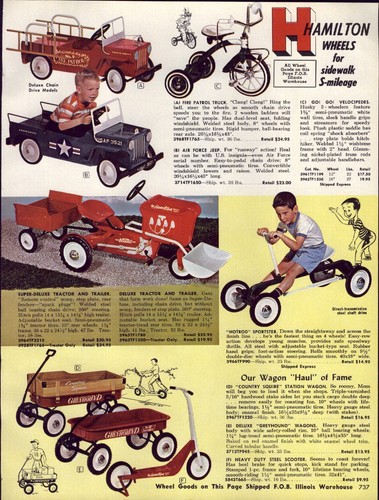 1963 paper hamilton pedal - hamilton,