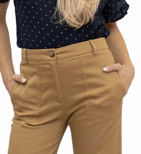 Womens trouser camel ankle - m&s,