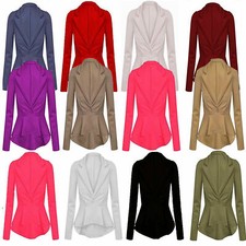Womens Peplum Jacket Ladies