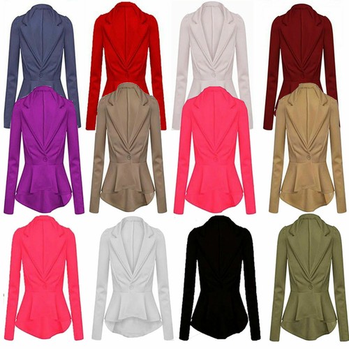 Womens peplum jacket - peplum, ladies