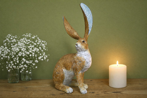 Decorative hare ornament - ornament, –