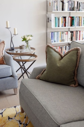 Oka stonewashed linen cushion - linen,