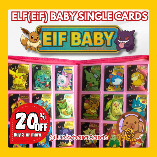 Baby pokemon collectable - baby, cards