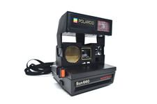 Polaroid Sun Autofocus 660 AF Instant Film Camera Tested Working Uses 600 Film