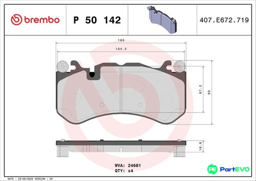 Brembo disc brake pad - disc,