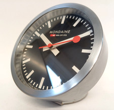 Mondaine Mantle Clock Quartz Official Swiss Railways Tested Working Desk Clock