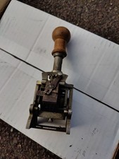Vintage Numbering Machine