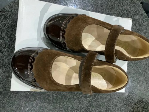 Girls naturino brown patent - patent, &