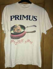 Vintage Primus Frizzle Fry T-shirt 1990 UK Tour