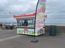 Kelly's Ice Cream Catering Kiosk Concession Stand SHELL Custom Fabrication