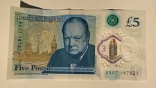 £5 FIVE POUND POLYMER BANK