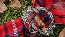 Scottish Thistle Scarf Ring