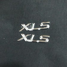 2x Chrome Silver XLS Metal