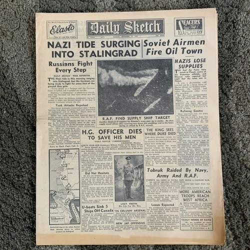 Daily sketch september 1942 - daily,