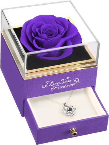 Natural preserved purple - natural, rose