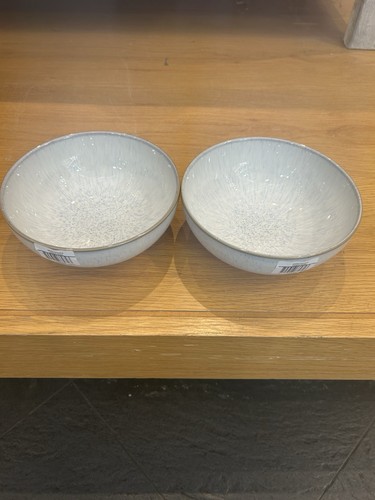Denby white speckle cereal - white,