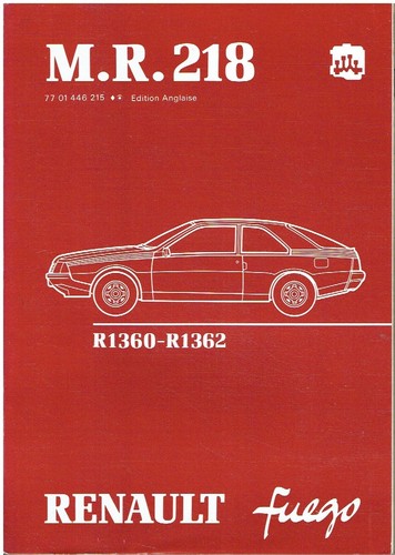 Renault fuego 6 - renault, 1.6