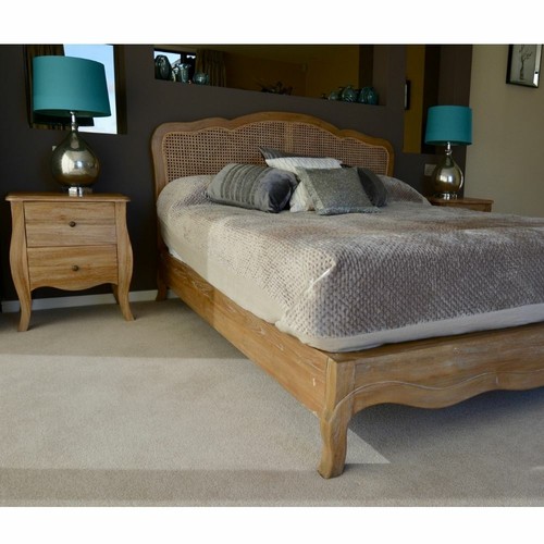 Rattan bed frame - |, wood