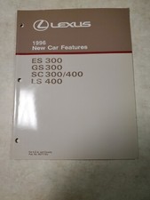 1996 Lexus NCF New Car Features ES300 GS300 SC300 / 400 LS400 NCF119U USED