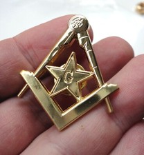 Larger Freemason Masonic lapel