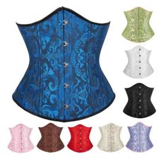Corsets Top For Women Basques Vintage Waist Trainer Burlesque Overbust Bustier 