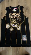 Toronto Raptors NBA Basketball Swingman Jersey 15 Vince Carter shirt  BLACK