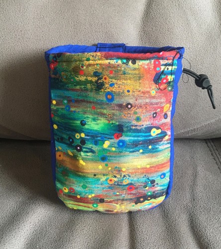Rock climbers chalk bag - rock,