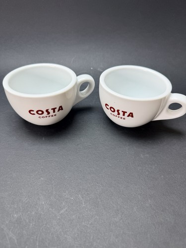 Costa coffee white ceramic - coffee,