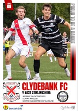 CLYDEBANK v EAST STIRLINGSHIRE OFFICIAL  PROGRAMME 25/10/2025