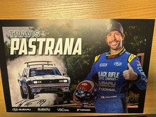 TRAVIS PASTRANA SIGNED 14X9”