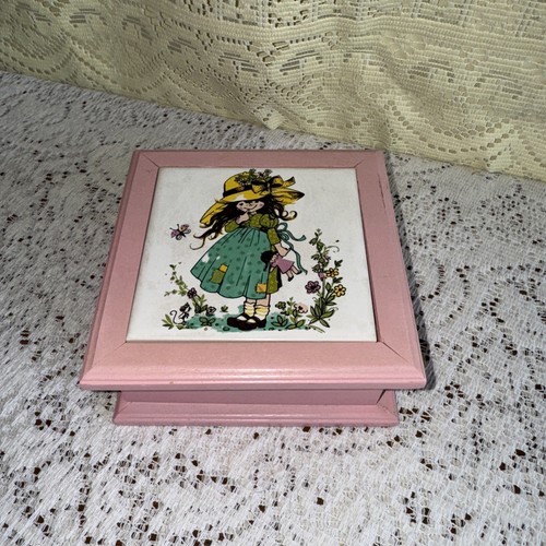 Vintage holly hobbie tile top - holly,