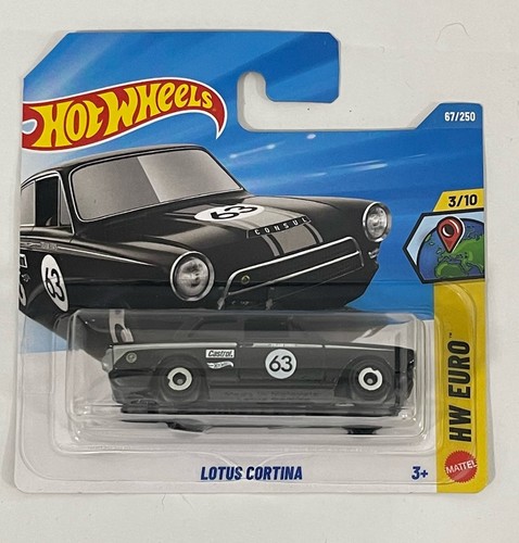 Hot wheels black lotus cortina - black,