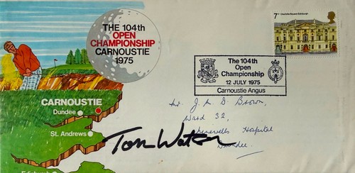Tom watson hand signed - watson,,