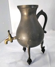 Vintage Brass Jug with Tap See Description 