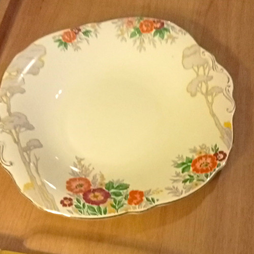 Royal cauldon floral - floral, oval